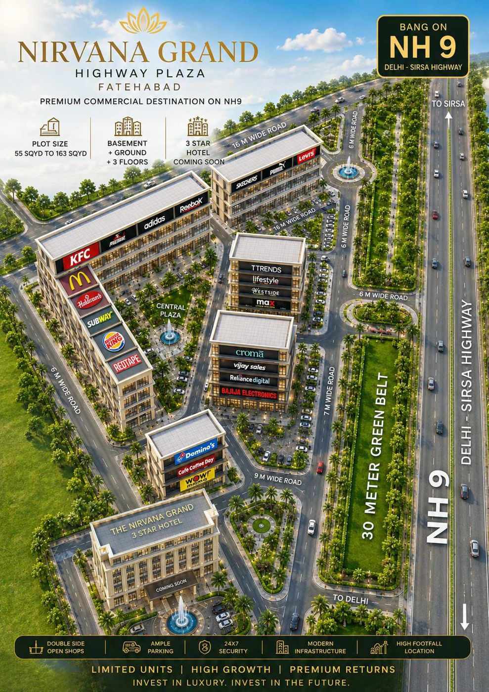 Nirvana Grand Highway Plaza commercial render